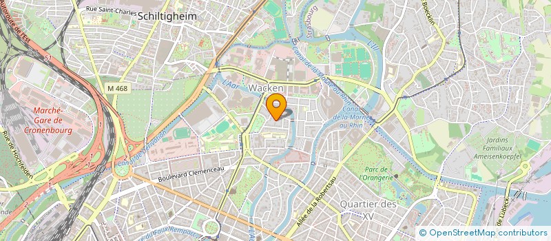 localisation de l'entreprise SCI DAL  STRASBOURG