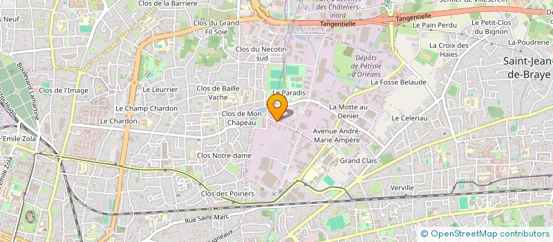 localisation de l'entreprise SCI DAL 45 à SAINT-JEAN-DE-BRAYE