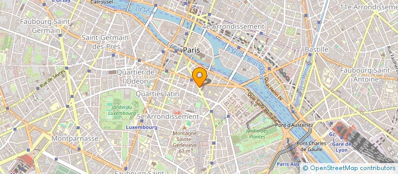 localisation de l'entreprise SCI DAL YA  PARIS