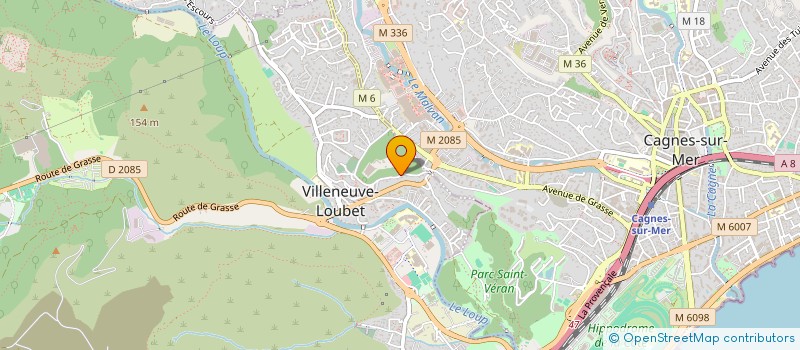 localisation de l'entreprise SCI DALAL  VILLENEUVE-LOUBET