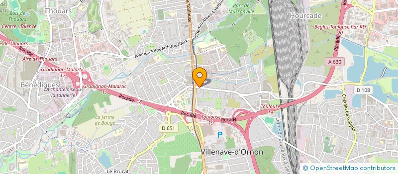 localisation de l'entreprise SCI DALASE  VILLENAVE-D'ORNON