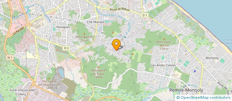 localisation de l'entreprise SCI DALAUSANJE  CAYENNE