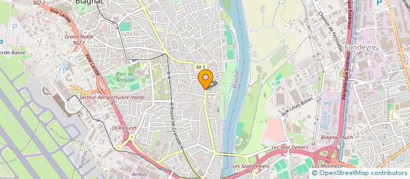 localisation de l'entreprise SCI DALAYRAC  BLAGNAC