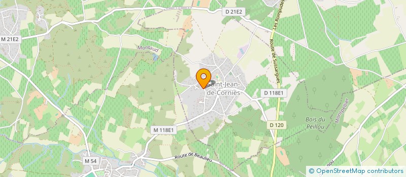 localisation de l'entreprise SCI DALBAN  SAINT-GENIES-DES-MOURGUES