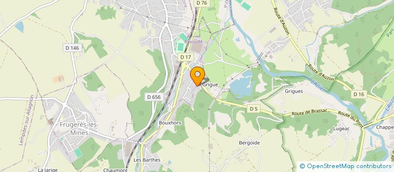 localisation de l'entreprise SCI DALBROUCK  VERGONGHEON