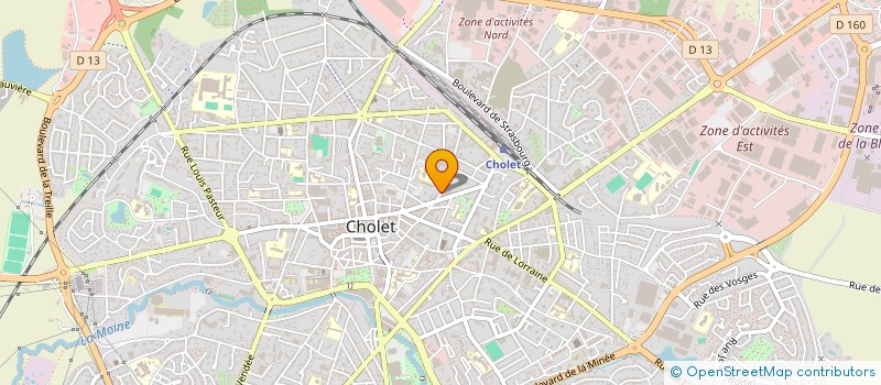 localisation de l'entreprise SCI DALE à CHOLET