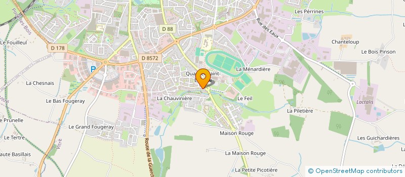 localisation de l'entreprise SCI DALE  VITRE