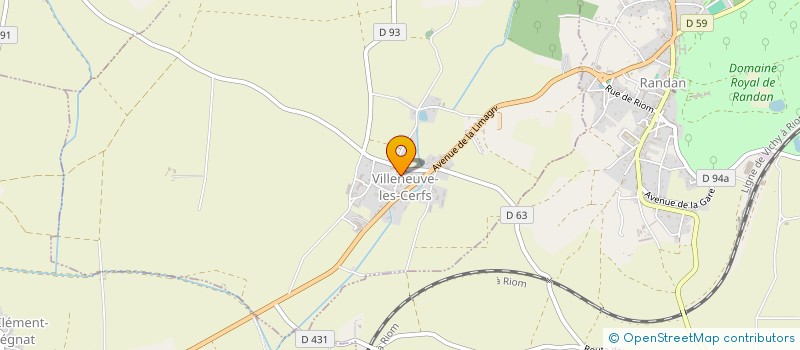 localisation de l'entreprise SCI DALEBROUX  SAINT-DENIS-COMBARNAZAT