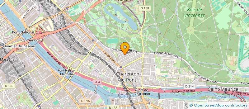 localisation de l'entreprise SCI DALEMET  CHARENTON-LE-PONT