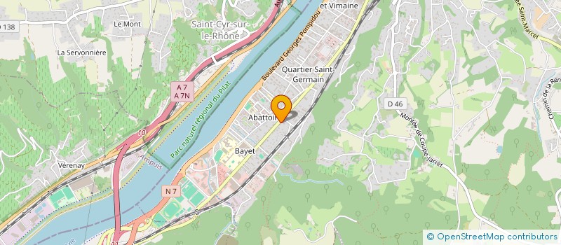 localisation de l'entreprise SCI DALET  VIENNE