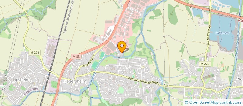 localisation de l'entreprise SCI DALGIN2M  FEGERSHEIM