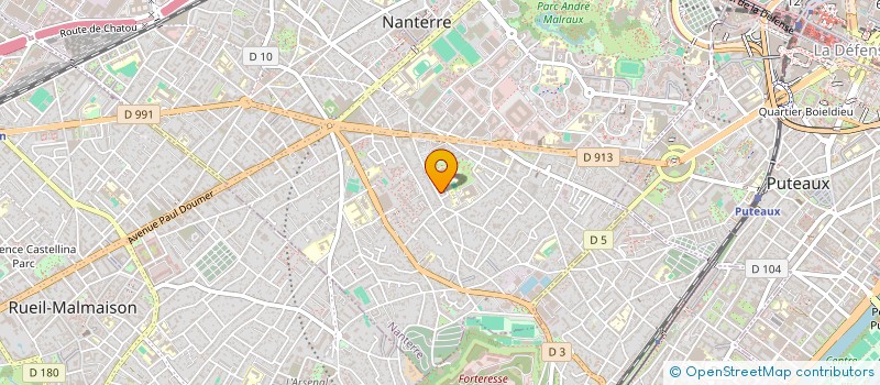 localisation de l'entreprise SCI DALHA  NANTERRE