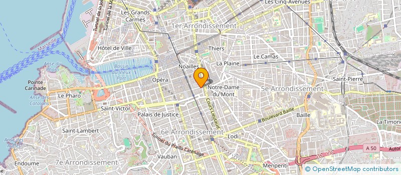 localisation de l'entreprise SCI DALI à MARSEILLE 6