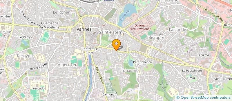 localisation de l'entreprise SCI DALI à VANNES