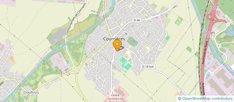 localisation de l'entreprise SCI DALI  COURRIERES