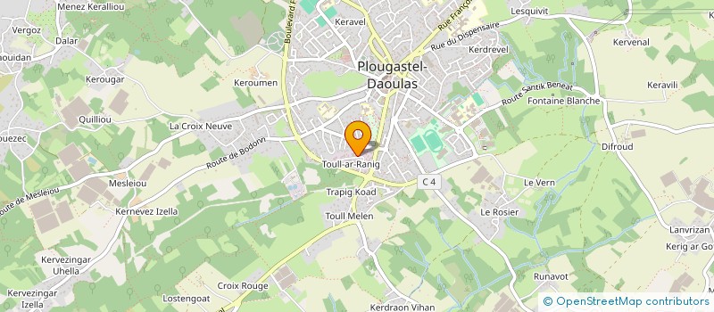 localisation de l'entreprise SCI DALI  PLOUGASTEL-DAOULAS