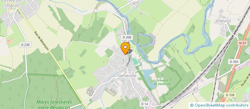 localisation de l'entreprise SCI DALIA  GENEUILLE