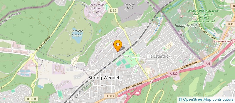 localisation de l'entreprise SCI DALIA  STIRING-WENDEL