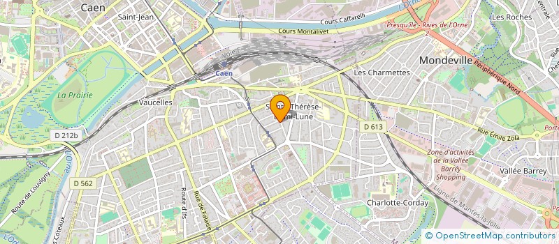 localisation de l'entreprise SCI DALIBERT à CAEN