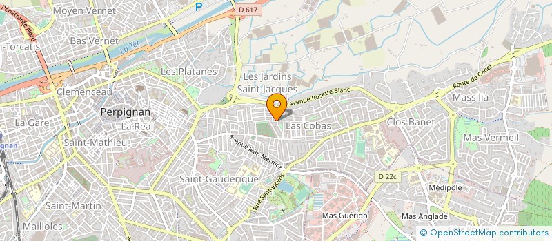 localisation de l'entreprise SCI DALICHOUX  PERPIGNAN