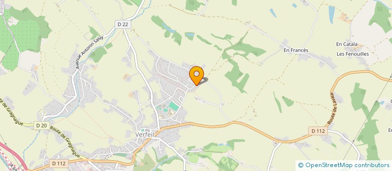 localisation de l'entreprise SCI DALIE  VERFEIL