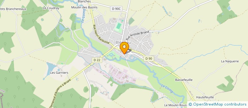 localisation de l'entreprise SCI DALIEN  BLENEAU