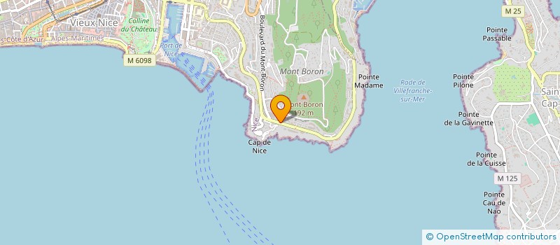 localisation de l'entreprise SCI DALIKA à NICE
