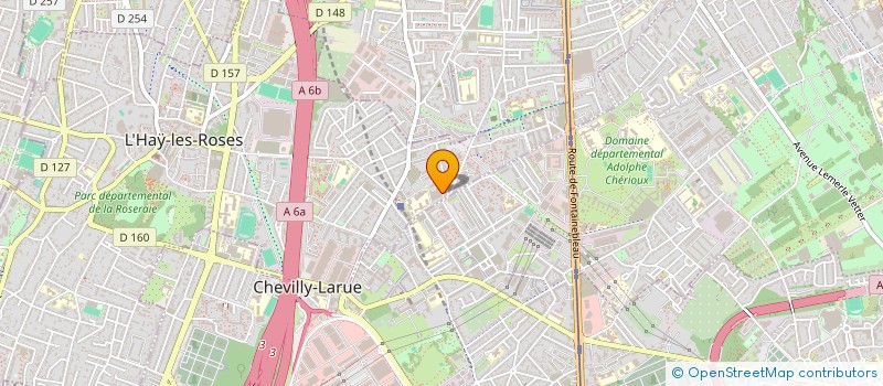 localisation de l'entreprise SCI DALILA  L'HAY-LES-ROSES