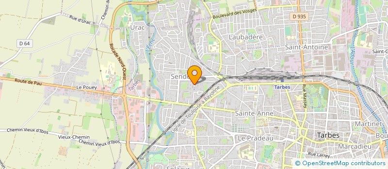 localisation de l'entreprise SCI DALIMA  TARBES