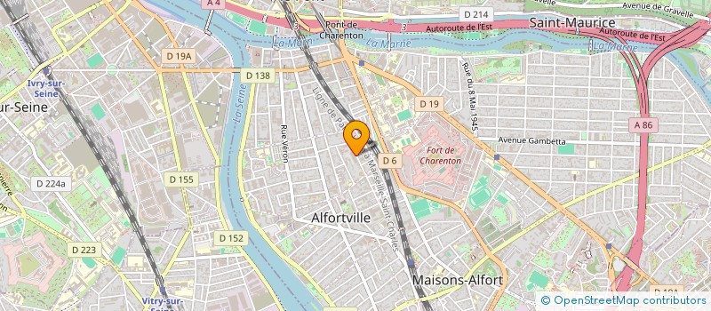 localisation de l'entreprise SCI DALIMO à ALFORTVILLE