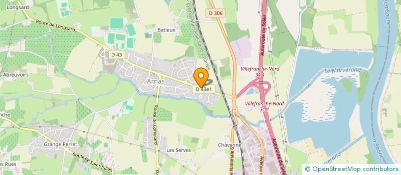 localisation de l'entreprise SCI DALINA  ARNAS