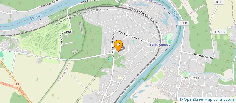 localisation de l'entreprise SCI DALINE MARNE  SAINT-FARGEAU-PONTHIERRY