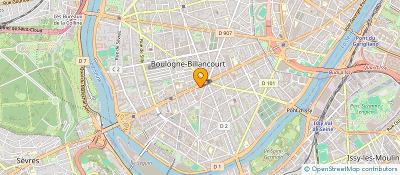 localisation de l'entreprise SCI DALIPP à BOULOGNE-BILLANCOURT