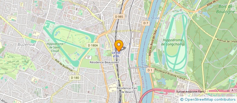 localisation de l'entreprise SCI DALL'AVA à SAINT-CLOUD