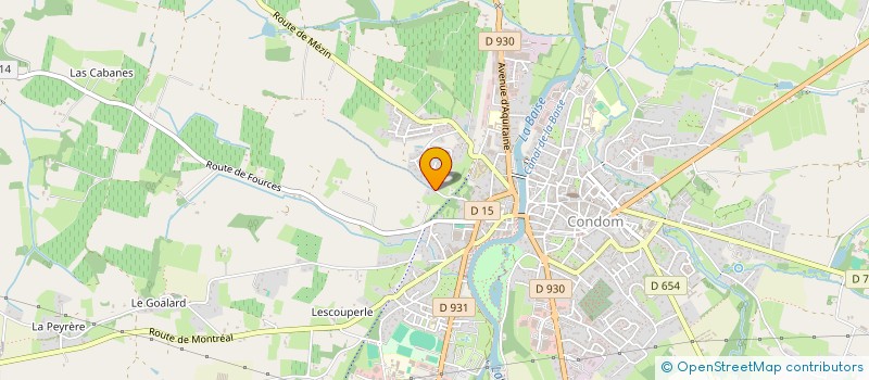 localisation de l'entreprise SCI DALLA VEDOVA IMMOBILIER  CONDOM