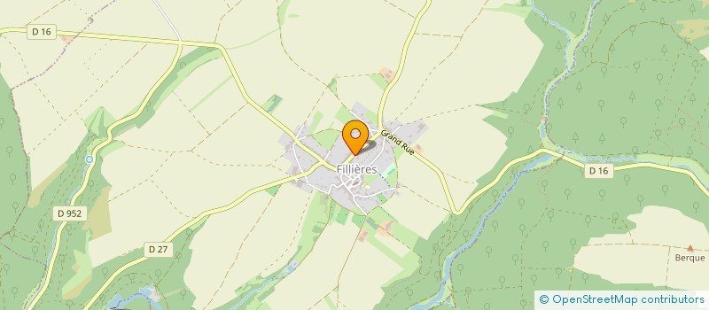 localisation de l'entreprise SCI DALLAS  FILLIERES