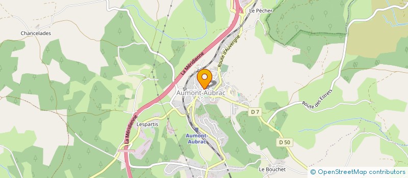 localisation de l'entreprise SCI DALLE DE SAINTE COLOMBE  PEYRE EN AUBRAC
