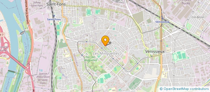 localisation de l'entreprise SCI DALLEAU  VENISSIEUX
