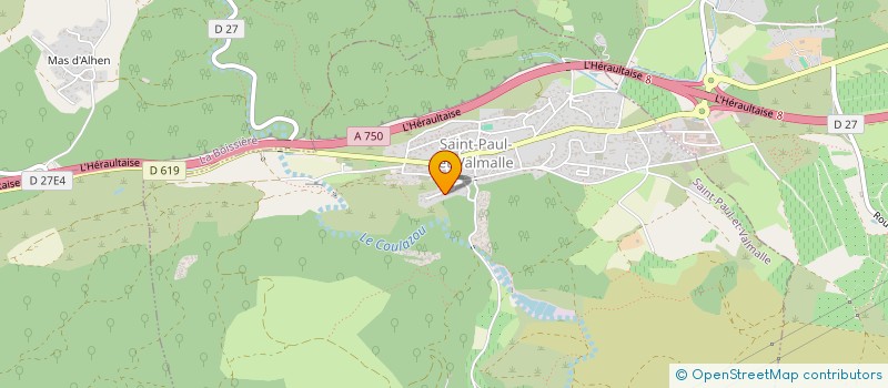 localisation de l'entreprise SCI DALLES  SAINT-PAUL-ET-VALMALLE