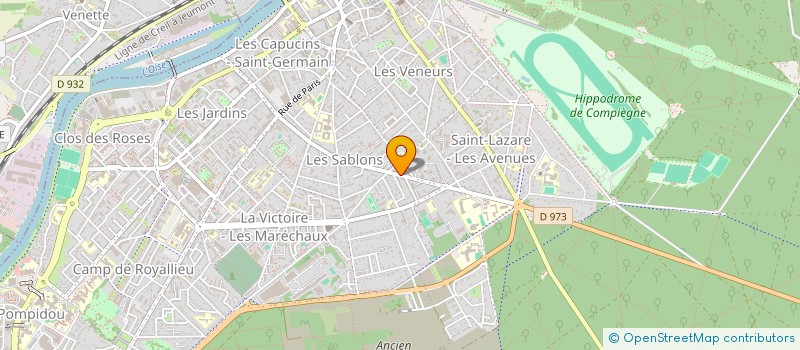 localisation de l'entreprise SCI DALLO  COMPIEGNE