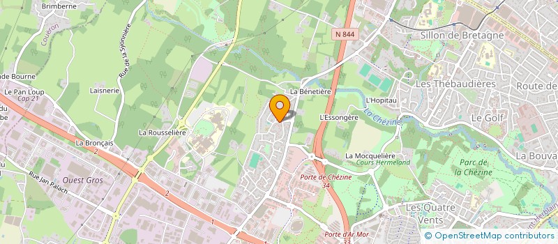 localisation de l'entreprise SCI DALM  SAINT-HERBLAIN