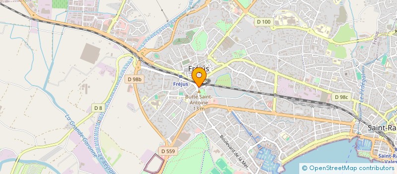 localisation de l'entreprise SCI DALMAT à FREJUS