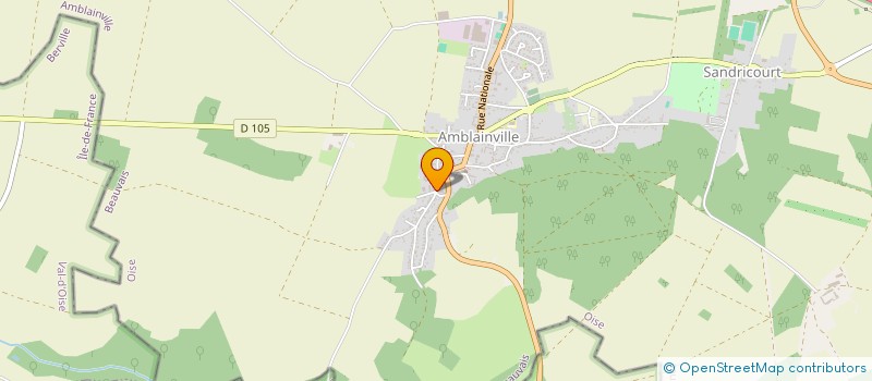 localisation de l'entreprise SCI DALMAU  AMBLAINVILLE