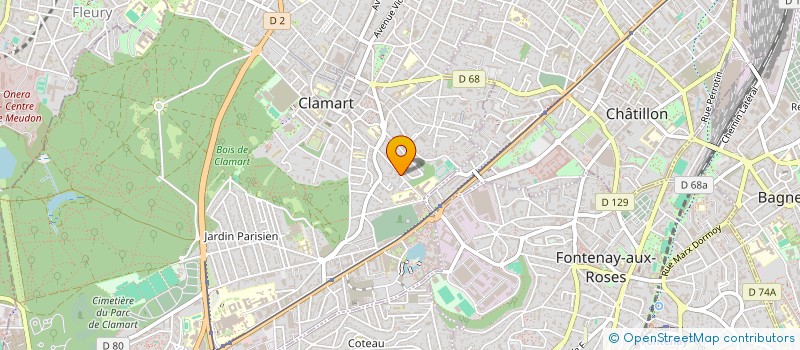 localisation de l'entreprise SCI DALMAZIO à CLAMART