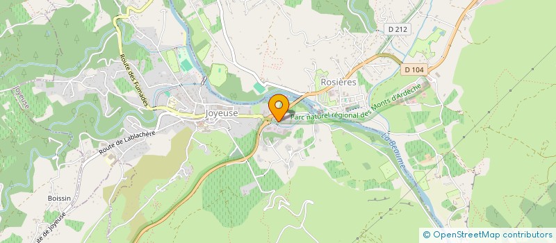 localisation de l'entreprise SCI DALMOLS  JOYEUSE