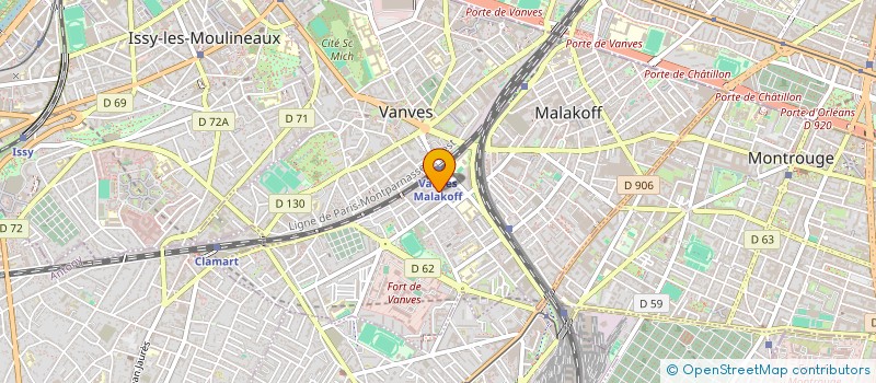 localisation de l'entreprise SCI DALOU  MALAKOFF