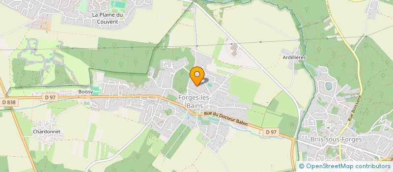 localisation de l'entreprise SCI DALOU  FORGES-LES-BAINS