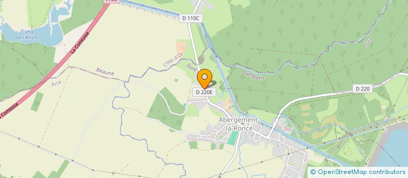 localisation de l'entreprise SCI DALOUZ  ABERGEMENT-LA-RONCE