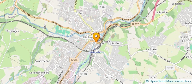 localisation de l'entreprise SCI DALOZ - PUIJALON IMMOBILIER  L ARBRESLE