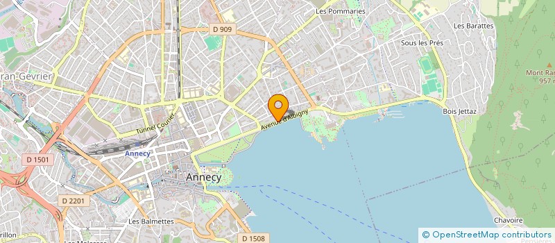 localisation de l'entreprise SCI DALPEC à ANNECY